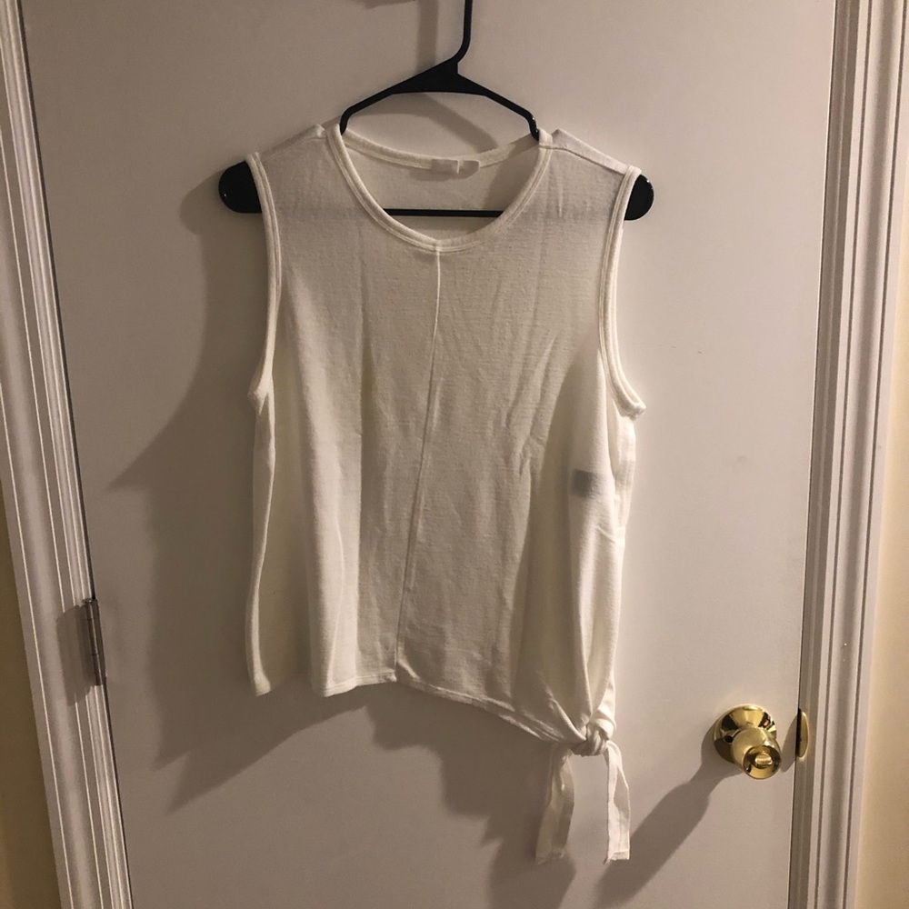 White Side-Tied Tank | GAP